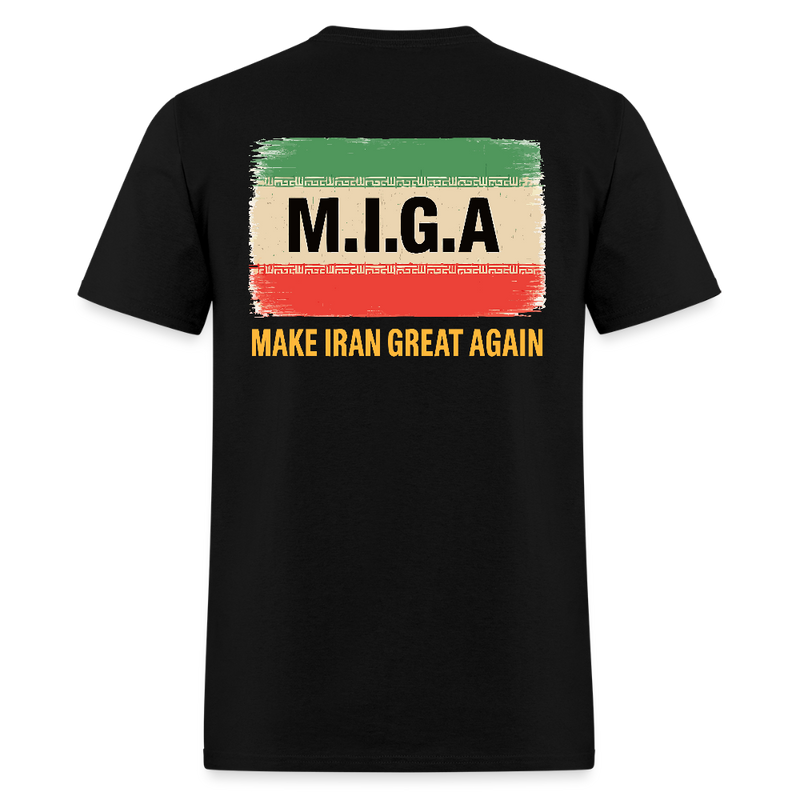 MIGA Make Iran Great Again T Shirt - black