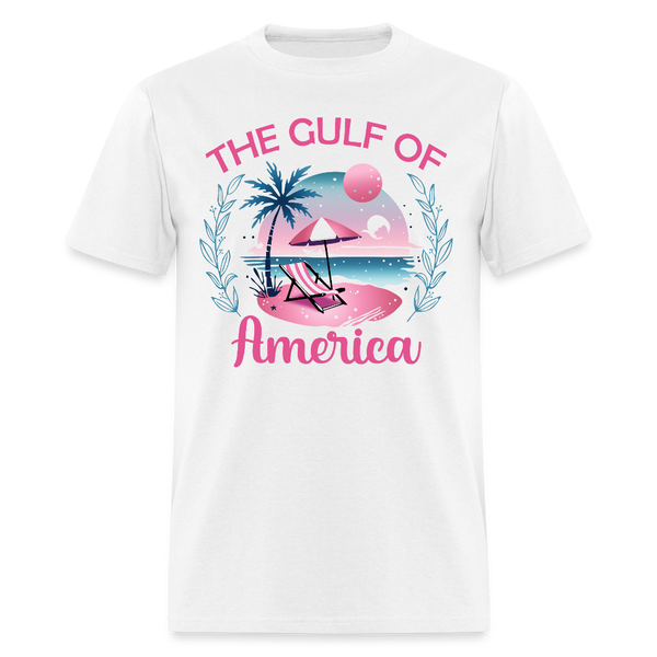 Pink Gulf Of America T Shirt - white