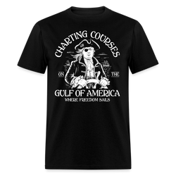 Charting Courses on the Gulf of America T Shirt - black