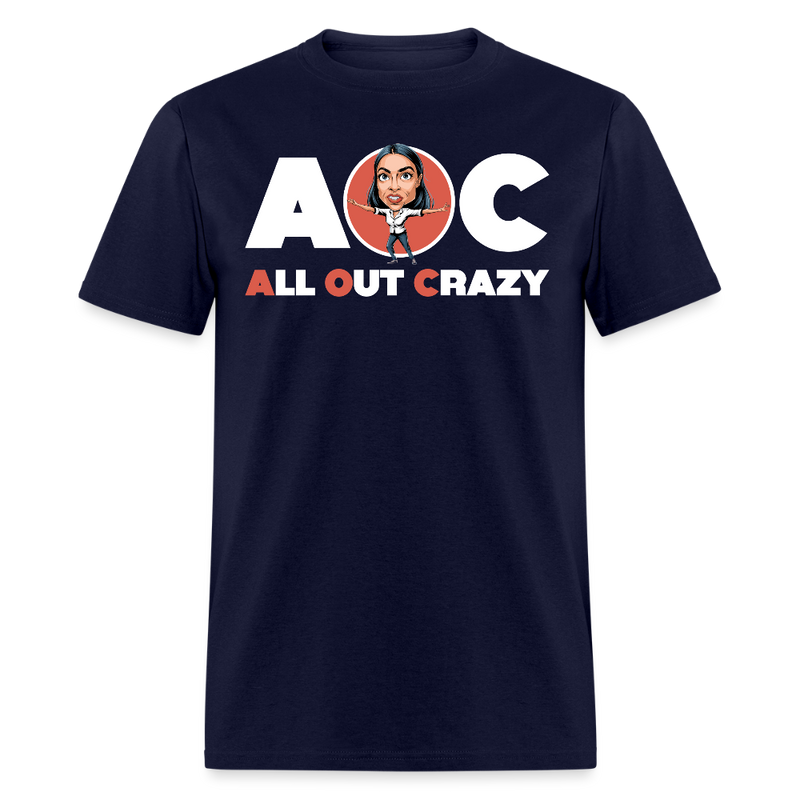 AOC All Out Crazy T Shirt - navy
