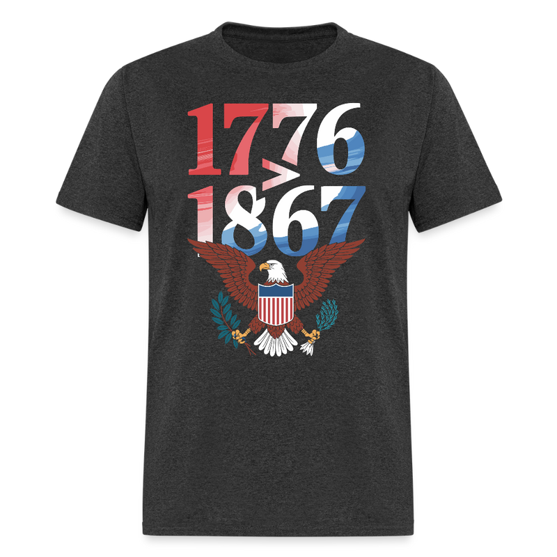 1776 > 1867 T Shirt - heather black