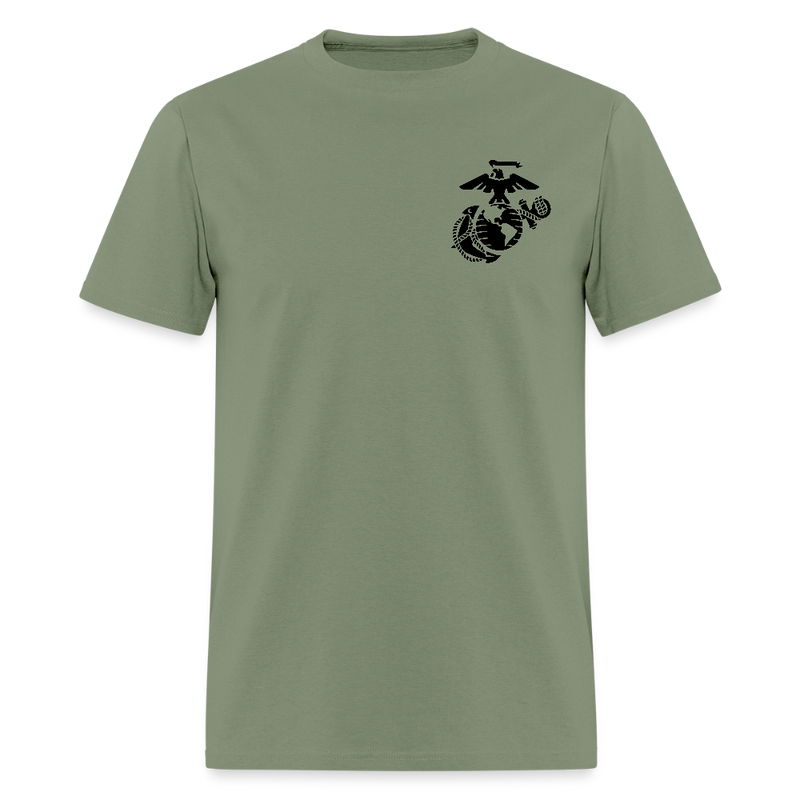 250th United States Marine Corps Birthday 1775-2025 T Shirt - military green