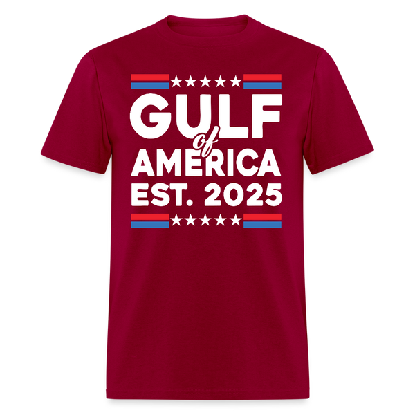 Gulf Of America 2025 T Shirt - 2 - dark red
