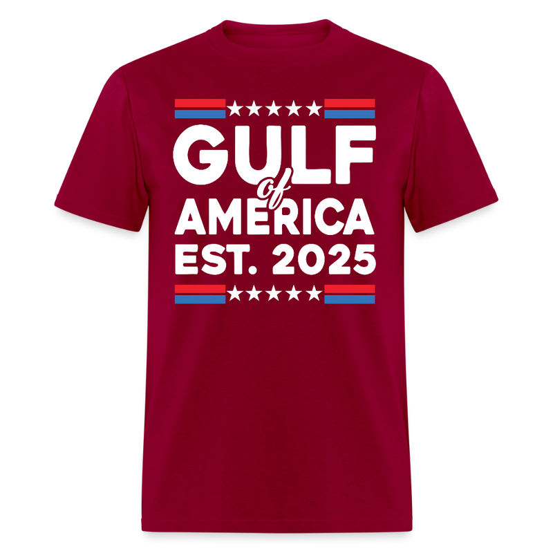 Gulf Of America 2025 T Shirt - 2 - dark red