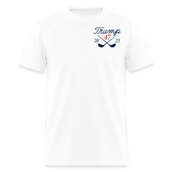 Golf Of America 2025 Trump 47 T Shirt - white