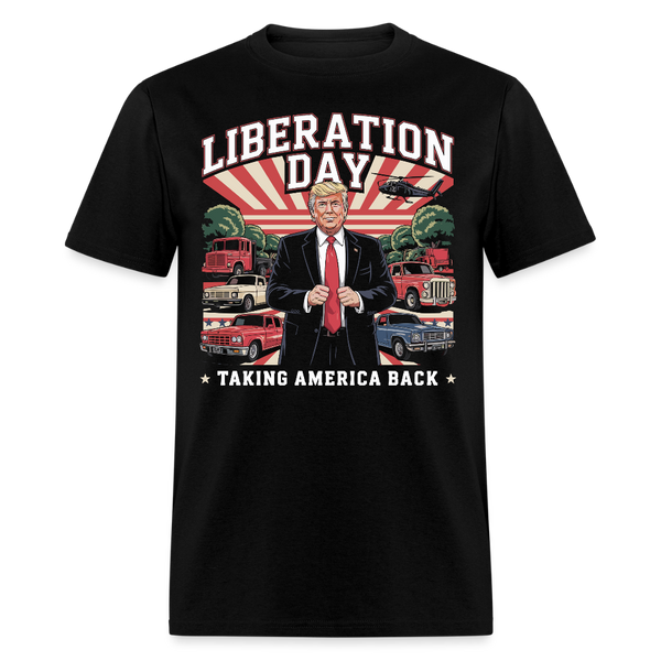 Liberation Day Taking America Back T Shirt - black