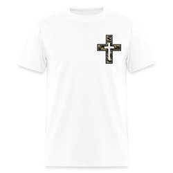 Camouflage Cross Fishing T Shirt - white