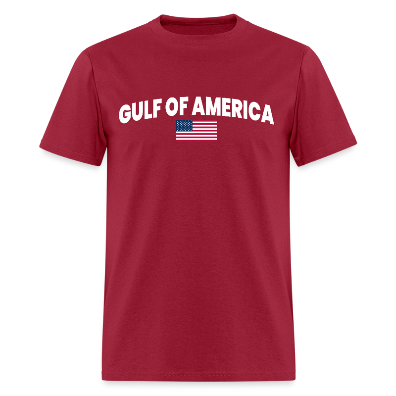 Charlie Kirk Gulf Of America T Shirt - dark red