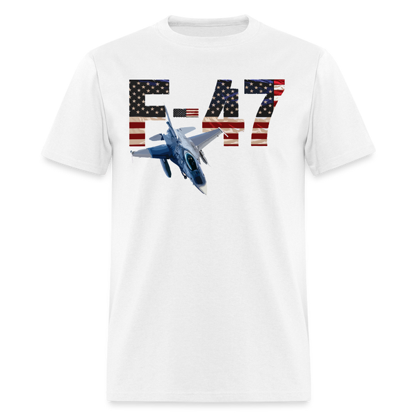 Trump F-47 Jet Make American Great Again T Shirt - white
