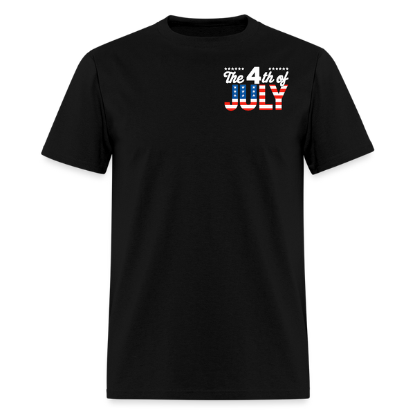 Trump's America Where Every Day Feels Like The 4th Of July T Shirt - 2 - black
