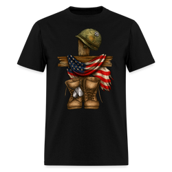 Hororing Veteran Forever T Shirt - black