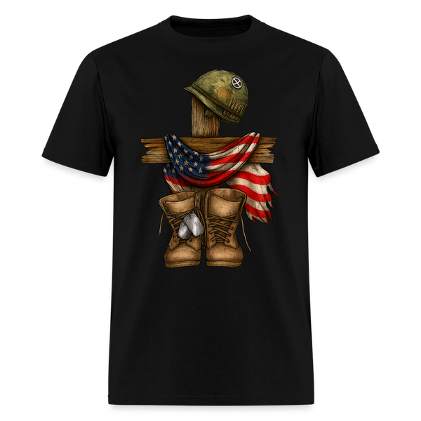 Hororing Veteran Forever T Shirt - black
