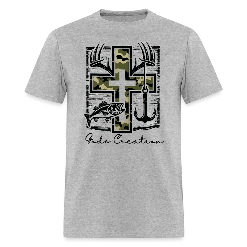 Gods Creation T Shirt - heather gray