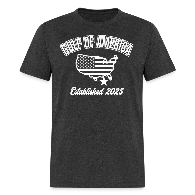 Gulf of America Established 2025 T Shirt - heather black