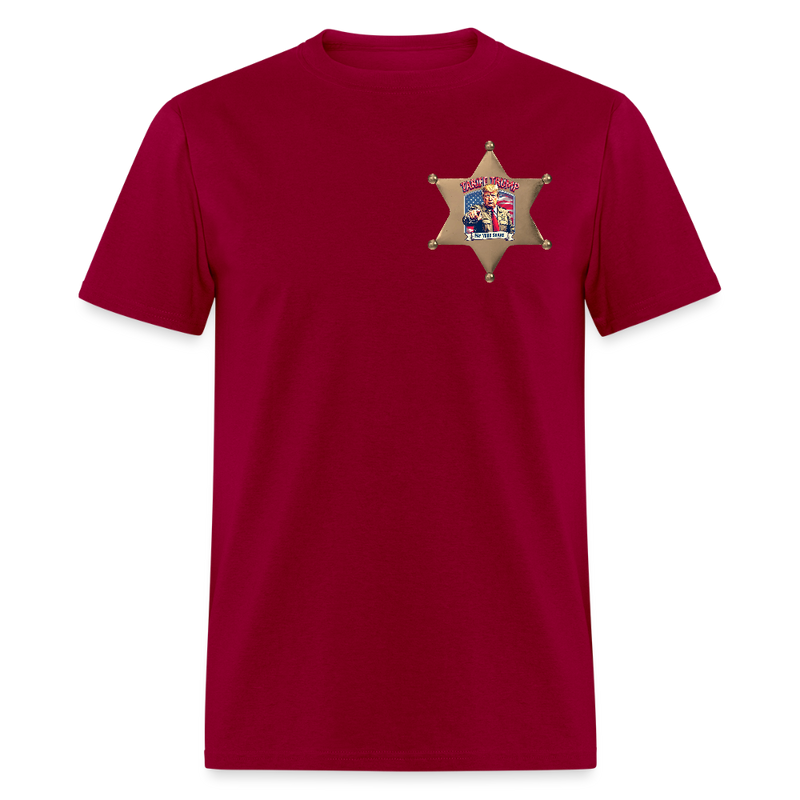 Tariff Trump Pay Your Share T Shirt - dark red