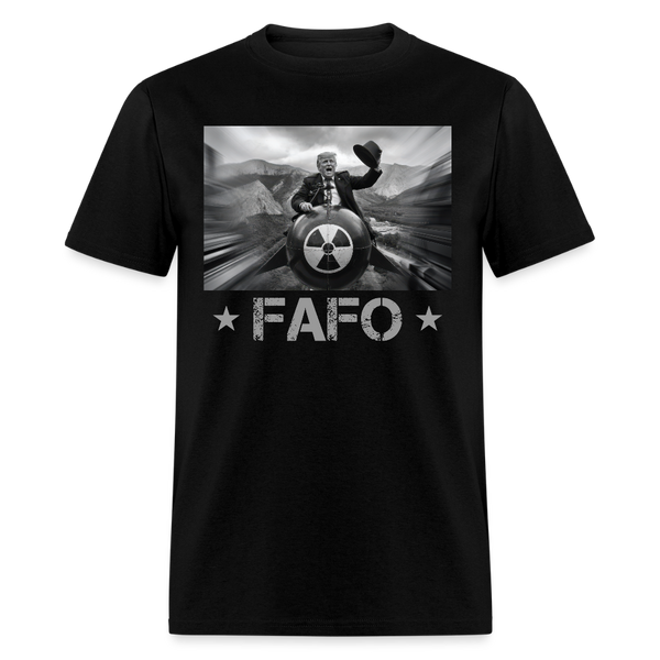 Trump FAFO T Shirt - black