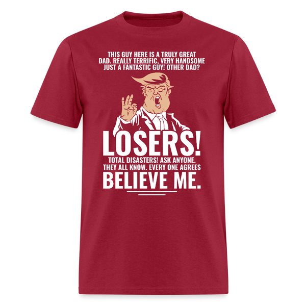 This Guy Here Is A Truly Great Dad Trump T Shirt - dark red