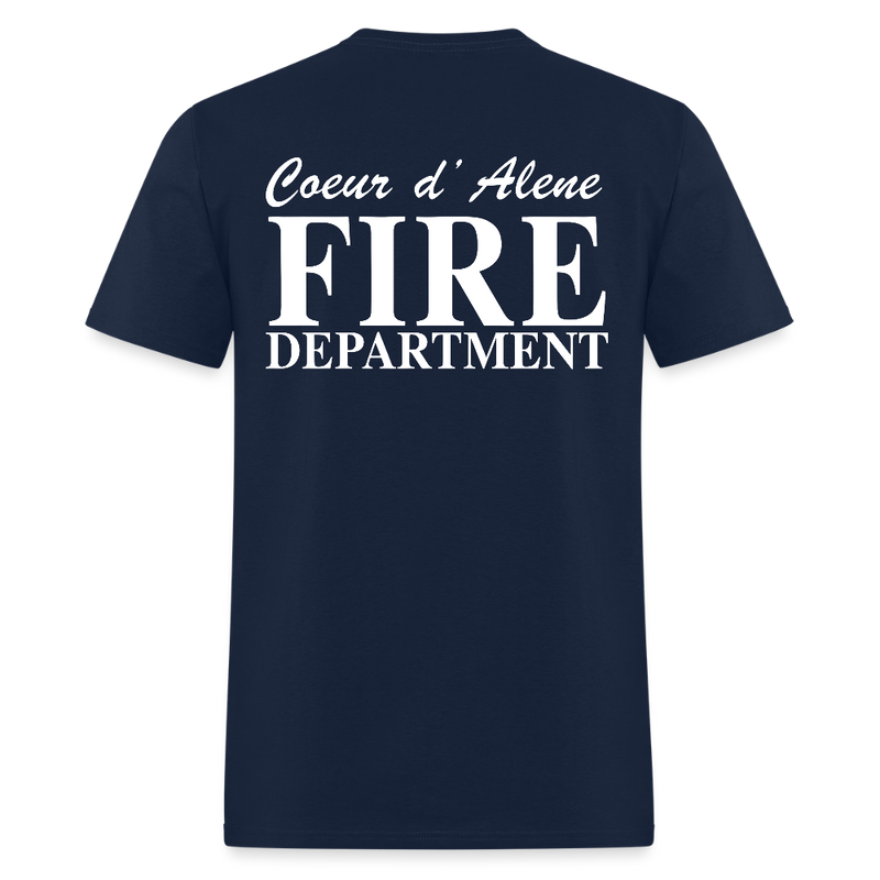 Fire Dept. Coeur D' Alene T Shirt - navy