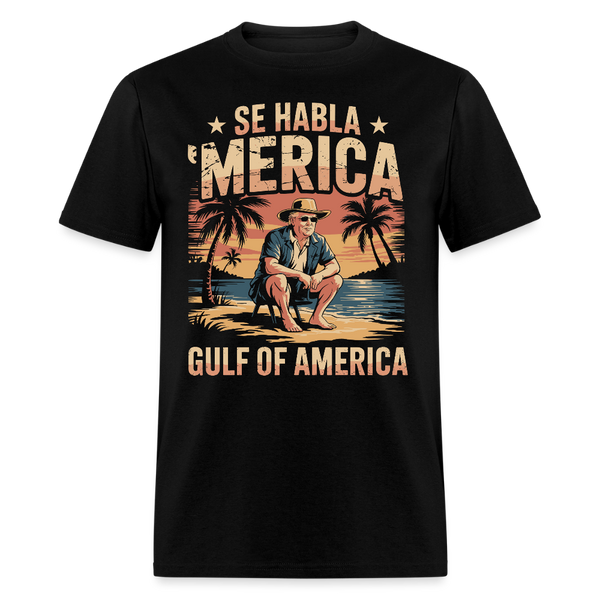 Se habla ‘Merica Gulf of America 4 T Shirt - black