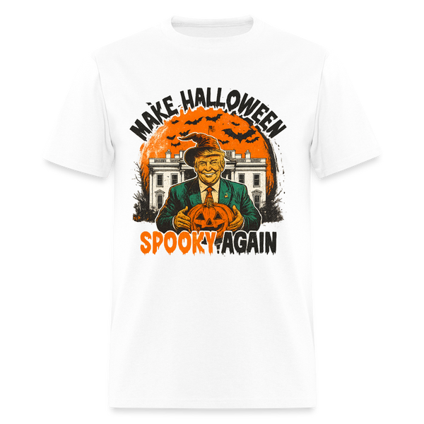 Make Halloween Spooky Again T Shirt - white