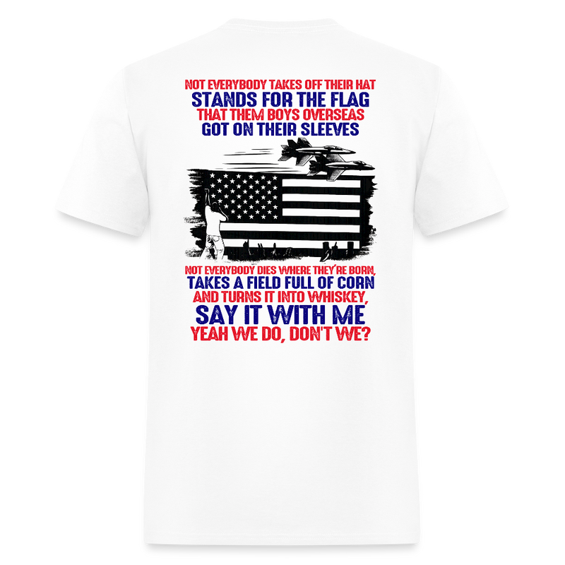 Wallen Stands For The Flag T Shirt - white