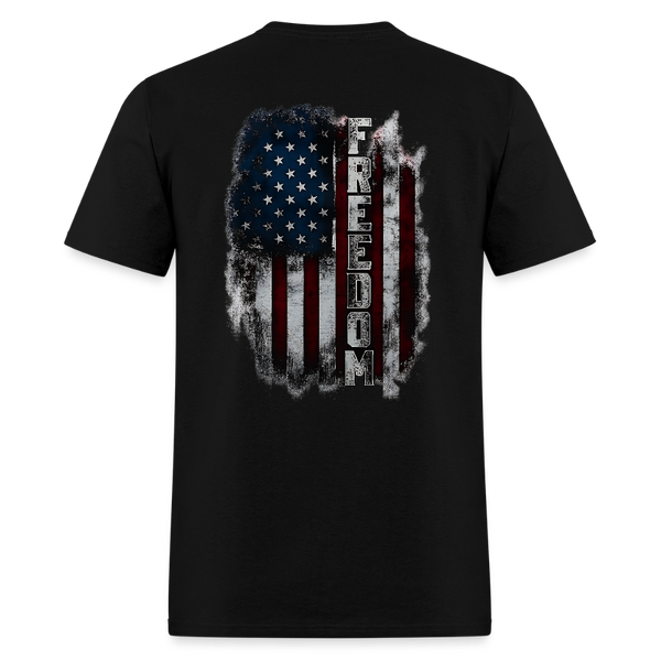 Freedom Patriotic T Shirt - black