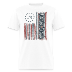 We The People Veteran T Shirt - white