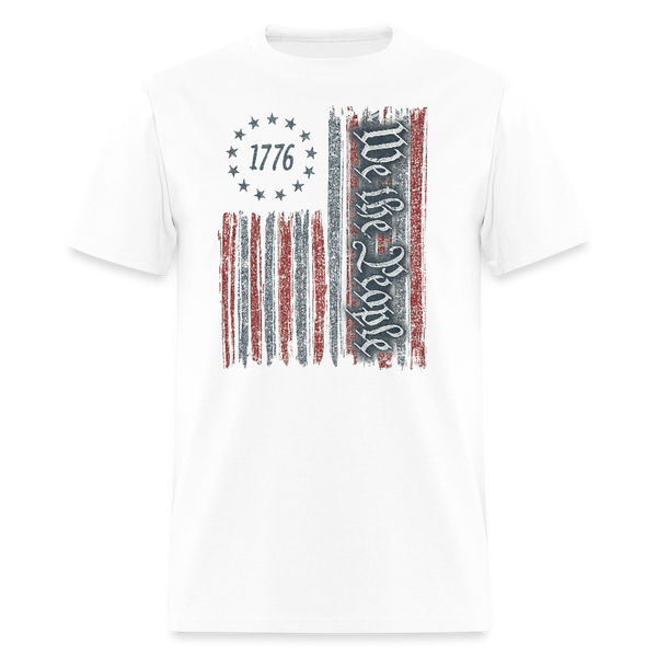 We The People Veteran T Shirt - white