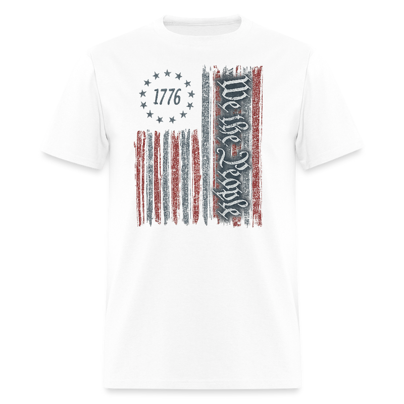 We The People Veteran T Shirt - white