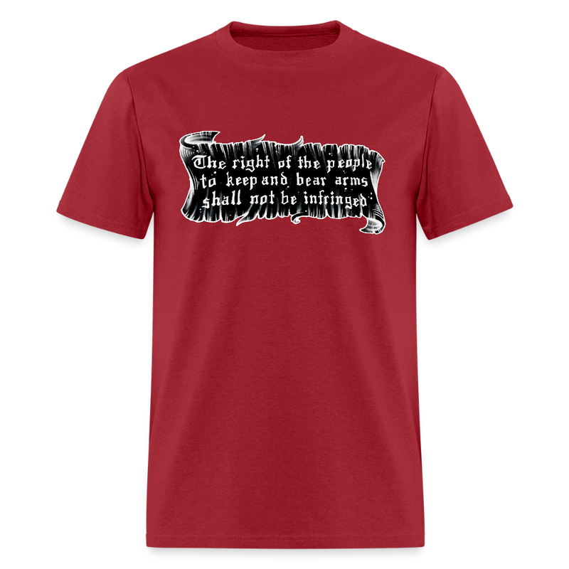 The Right Of The People To Keep And Bear Arms T Shirt - dark red