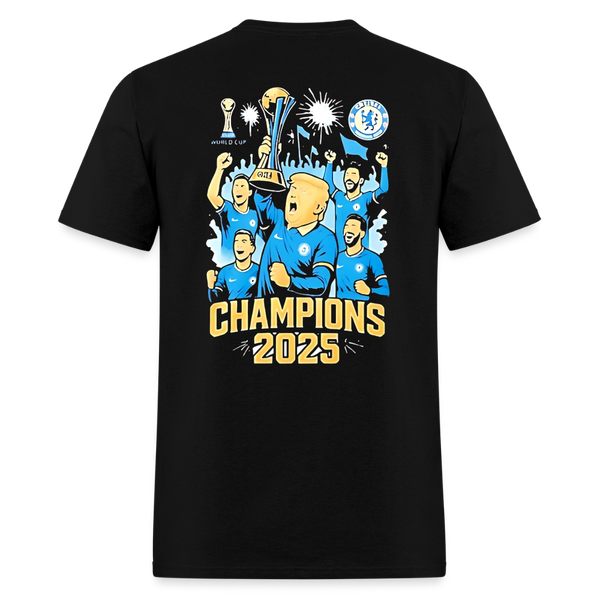 Trump and Chelsea Champions 2025 T Shirt - black
