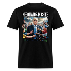 Negotiator In Chief T Shirt - black