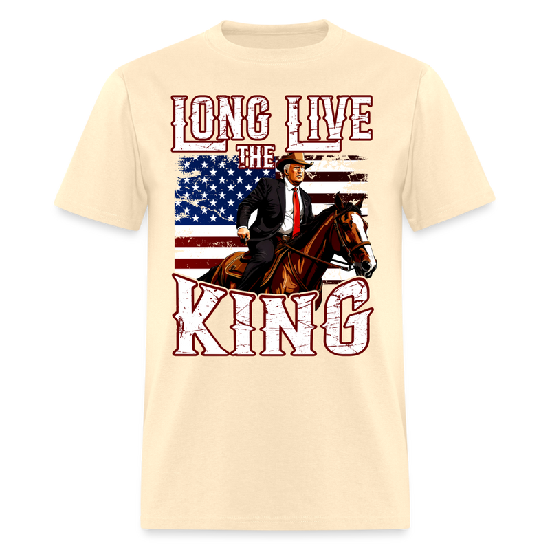Long Live The King T Shirt - natural