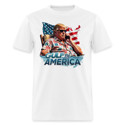 Gulf of America Trump Vacation T Shirt - white