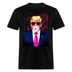 Trump Bubble Gum We The People T Shirt - black
