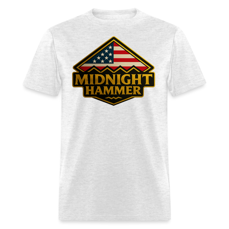 Midnight Hammer B-2 Super Hero T Shirt - light heather gray