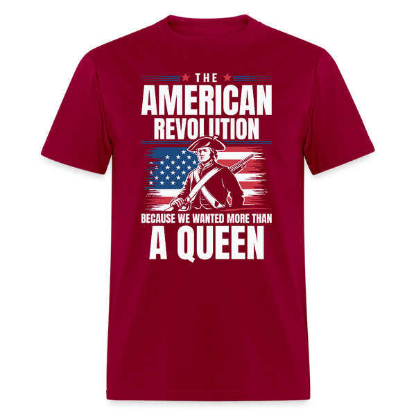 The American Revolution T Shirt - dark red
