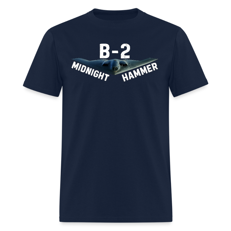 Midnight Hammer B-2 Jet T Shirt - navy