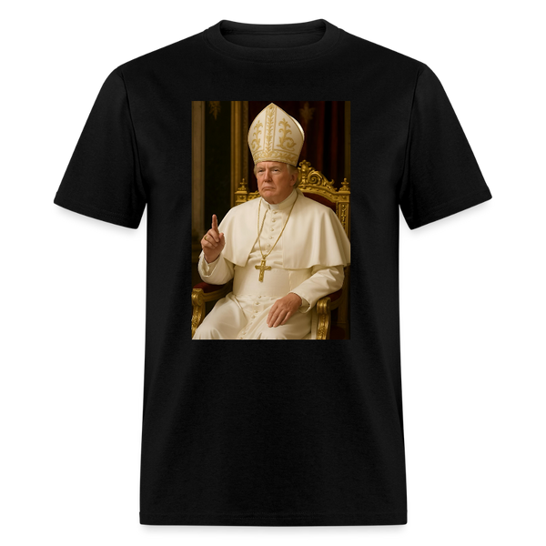 Trump Pope T Shirt - black