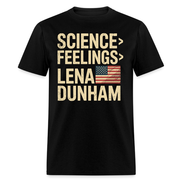 Science Feelings Lena Dunham T Shirt - black