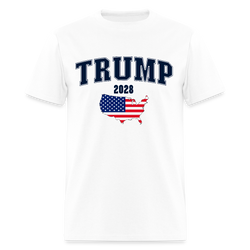 Trump 2028 US Map T Shirt - white
