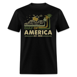 Vintage Gulf of America T Shirt - black