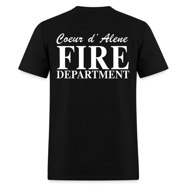 Fire Dept. Coeur D' Alene T Shirt - black