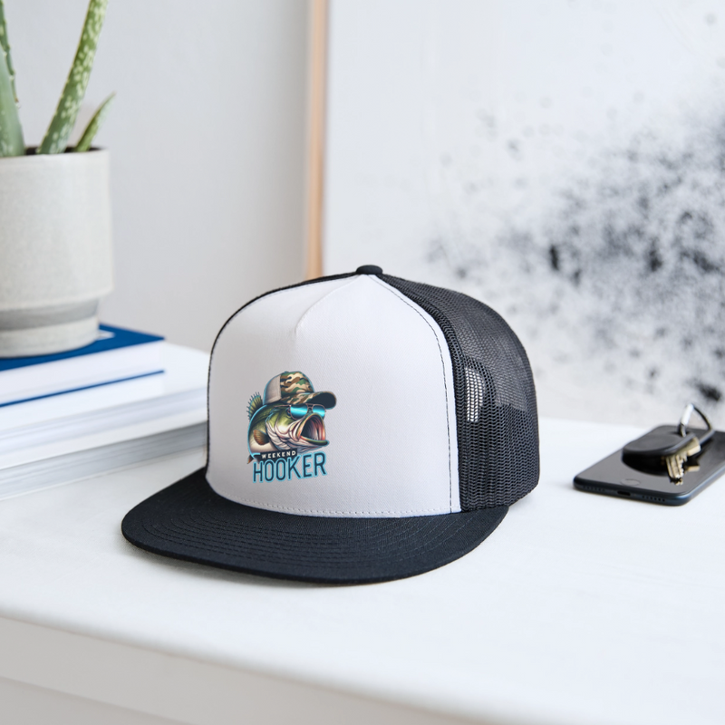 Weekend Hooker Trucker Hat - white/black