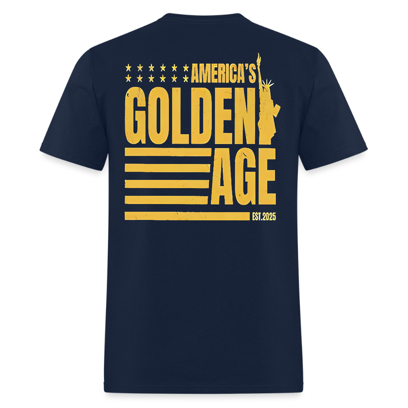 America’s Golden Age Est. 2025 T Shirt - navy