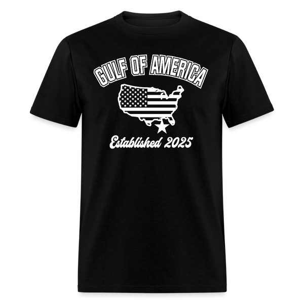 Gulf of America Established 2025 T Shirt - black