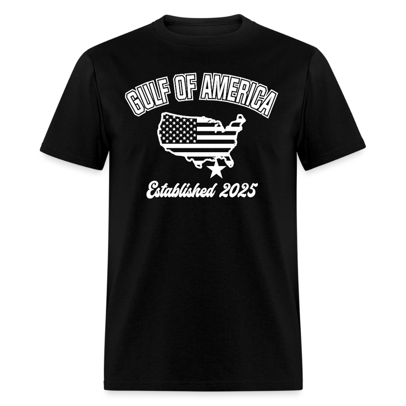 Gulf of America Established 2025 T Shirt - black