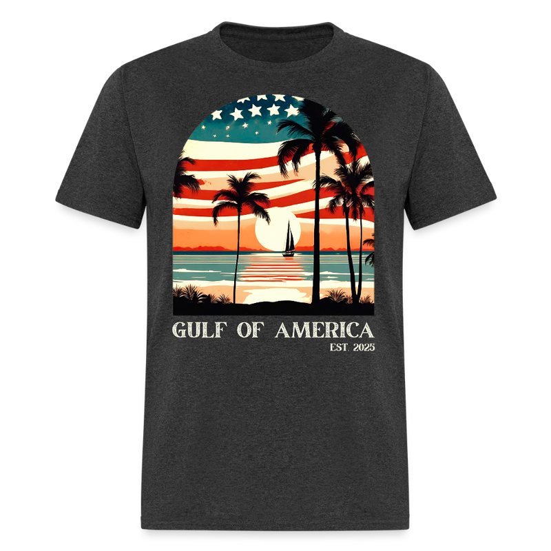 Gulf Of America Est. 2025 T Shirt - 6 - heather black