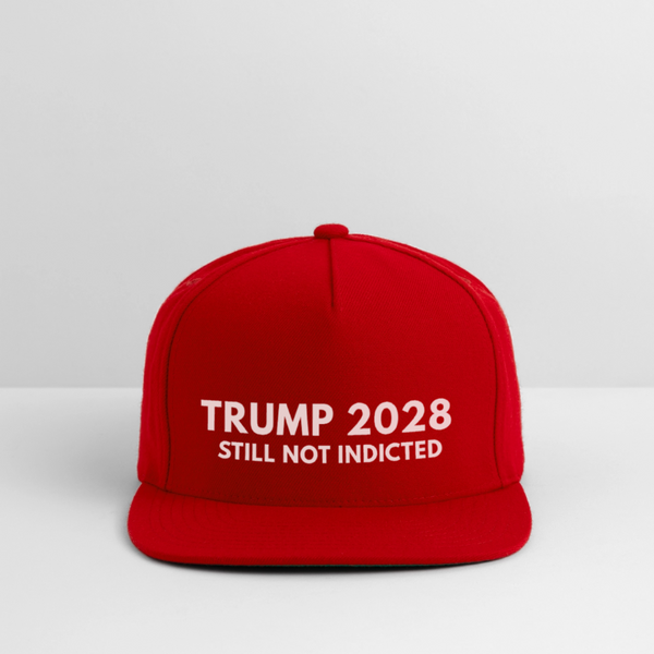 Trump 2028 Still Not Indicted Hat - red