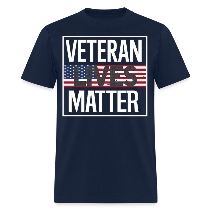 Veteran Lives Matter T Shirt - navy
